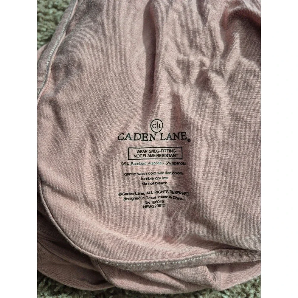 Caden lane swaddle blanket one size - pink